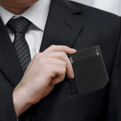 Silakka Minimalist: Metallic RFID Wallet